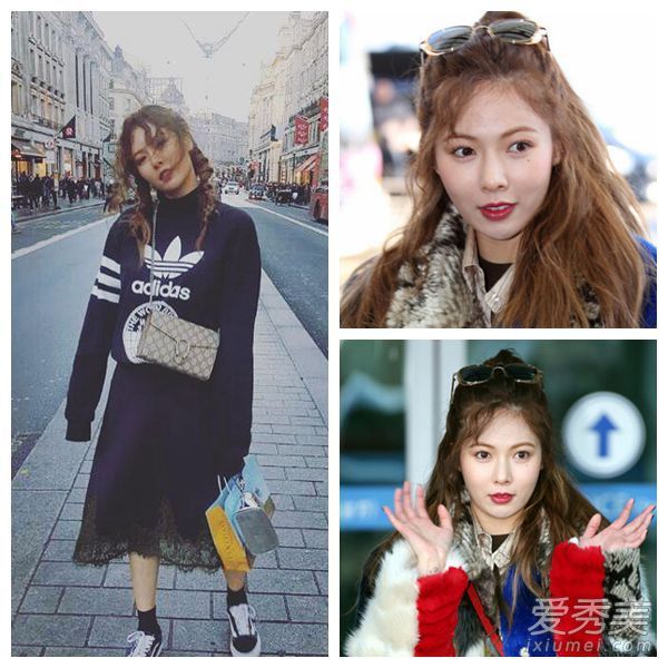 韩国女神正在用方便面追逐刘海,因为它真的可以展示小脸蛋!