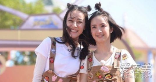 快跑,迪丽热巴,林依晨。你如何系你的无线发型?
