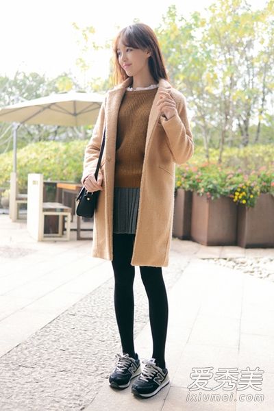 优雅女人味的呢绒大衣