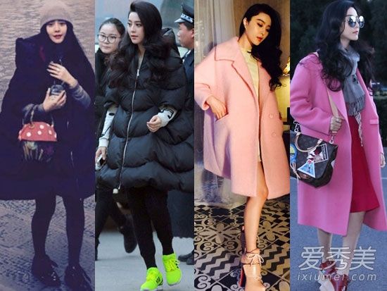 宽松的外套藏着最薄的肉范冰冰