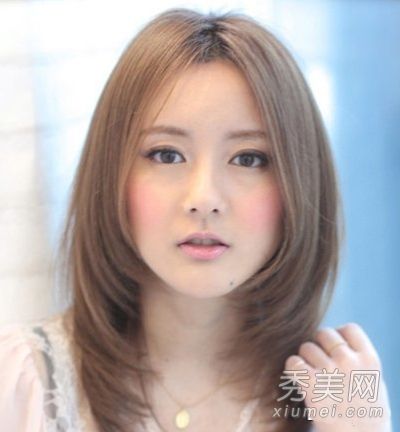 女神范仲昌长发,肖恩,瘦脸,方脸女孩必须选择发型