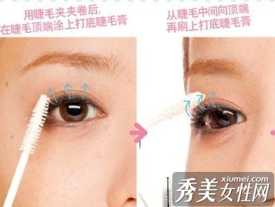 更大的电眼技巧睫毛膏的强大效果