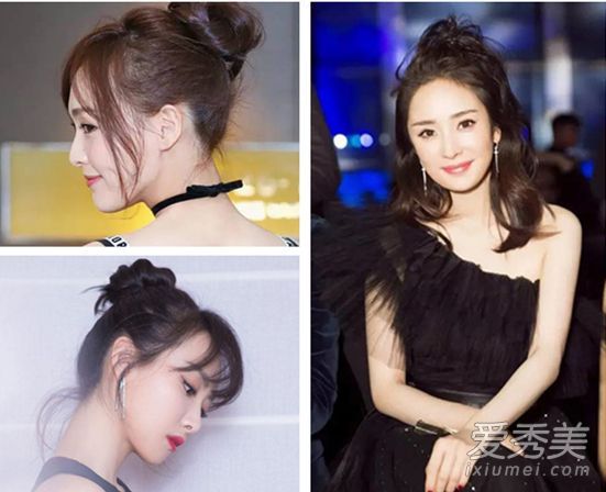 唐嫣·宋倩治愈了有花瓣头的大额头？三点金线是时尚的关键。