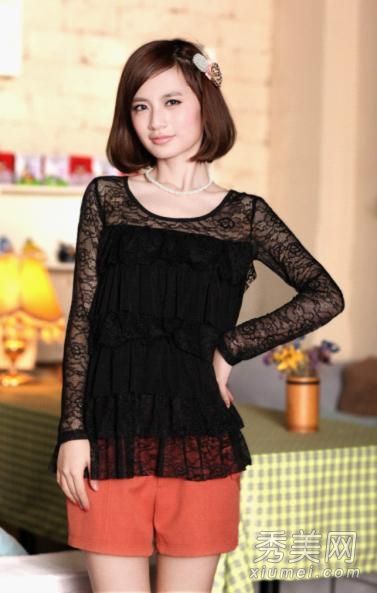 10件提花蕾丝衬衫，彰显纯真少女的品味