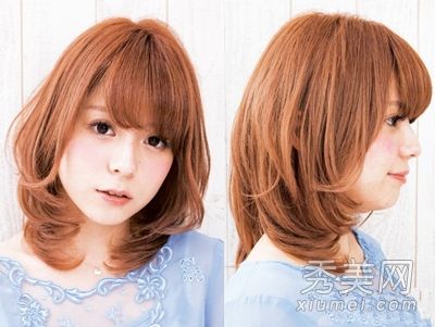 圆脸、脸谱、发型的MM专属发型,展现女神气质。