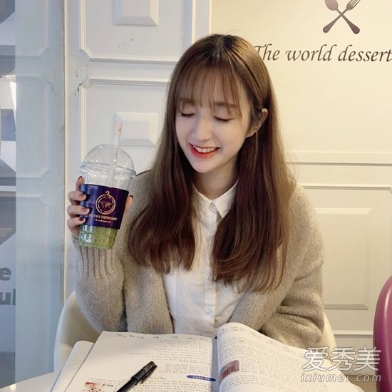 刘海总是粘在头皮上?看看韩国女神是怎么做到的