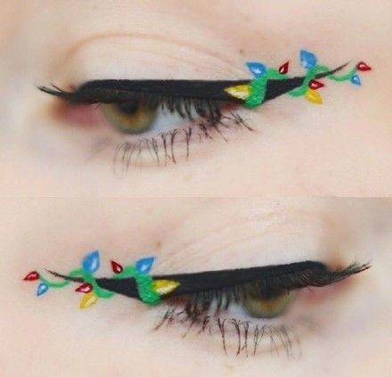 超级美丽的新娘妆花眼彩妆图片!