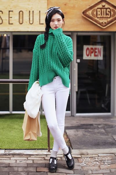 冬天最暖和的牛仔裤毛衣