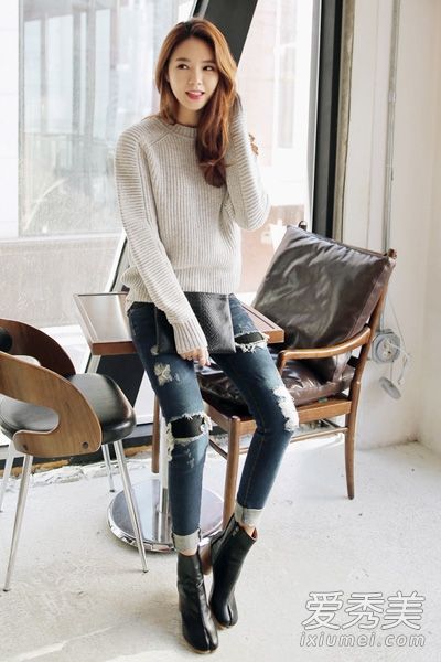 毛衣搭配图片冬季搭配保暖必备