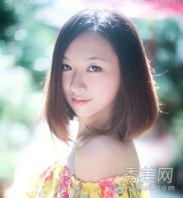 八种好看的中短发告别圆脸尴尬