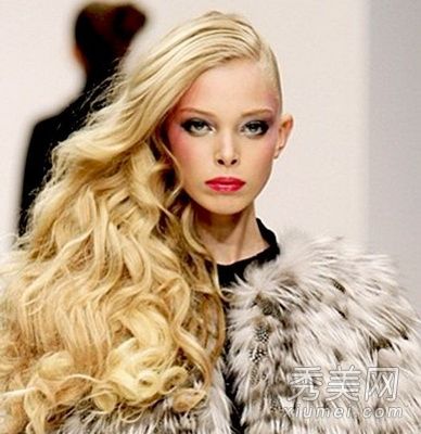 好莱坞野生头发半秃半卷