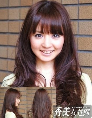 七支日本超长卷发打造甜美气质女孩