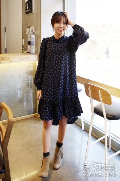 带图片的冬装如何穿女装