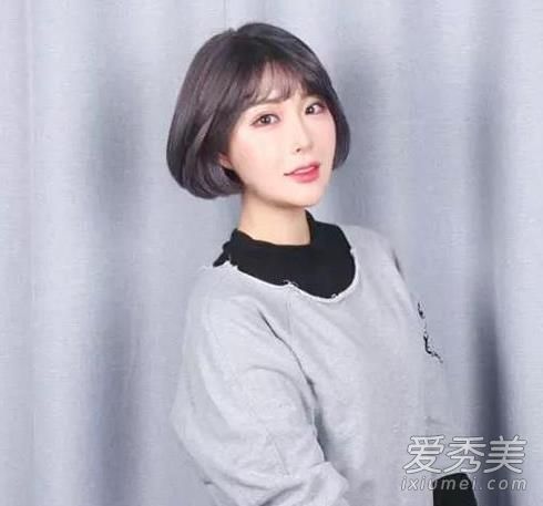 夏季短发适合染什么颜色试试气质烟灰色