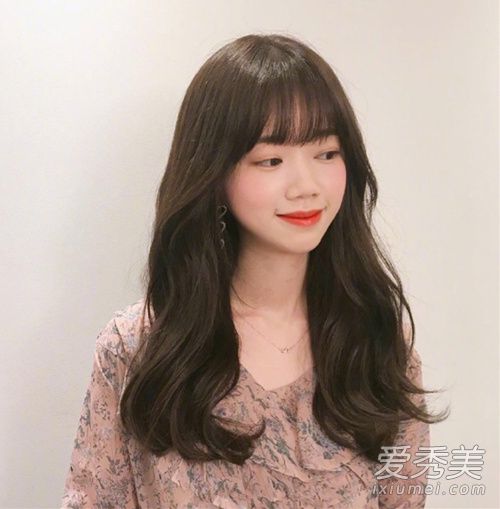 韩国流行2018年长卷发温馨甜美小妹妹必备!