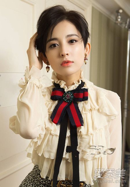 古力娜扎的小脸留着短发吗?获取4个发型技巧,你也可以
