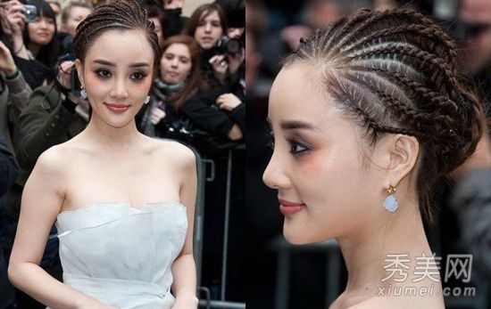 李小璐霍思言引领发潮非洲发辫PK夸张发饰