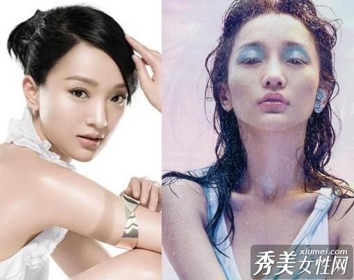 美女明星选错妆造成的杯子