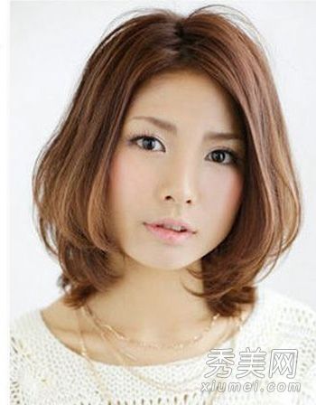 女孩的梨花烫发发型设计烫发不再害怕脸型