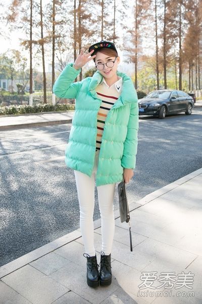 棉袄带图片冬季手一件