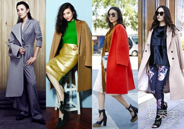 宋佳名模外套带小花老师外套Q高