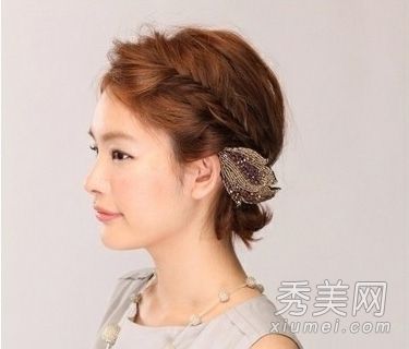 简单的短发编织课程3分钟快速