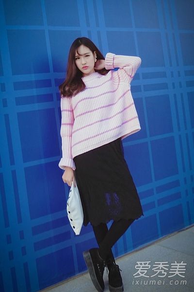 冬季服装搭配图片毛衣保暖百搭