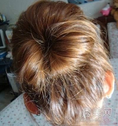 简易球头捆绑法DIY韩版发饰编织及分布图