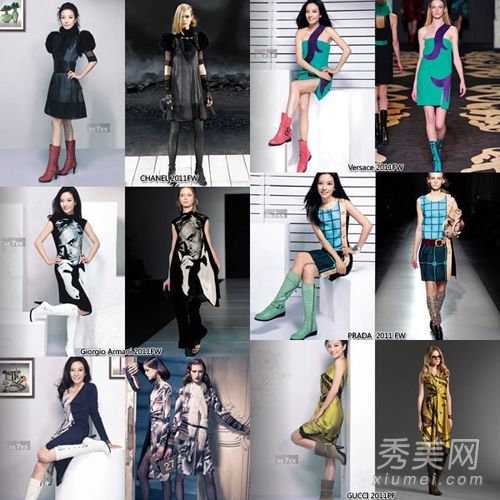 赵薇穿“烂鞋”衬大品牌服装