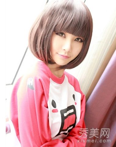 圆脸烫什么发型好看10短发修剪小V脸