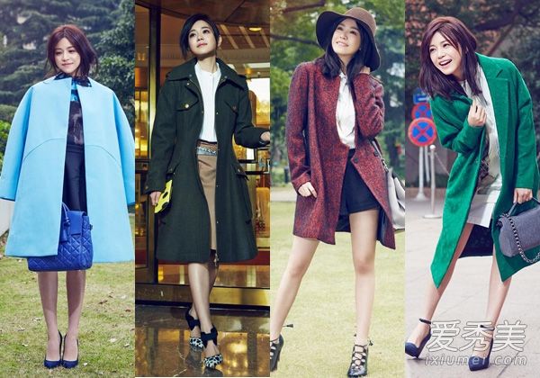 与陈妍希学习外套搭配女神风格