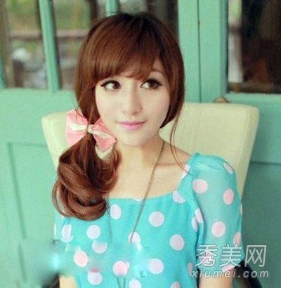 怎么把头发简单好看气质头发塑料韩女
