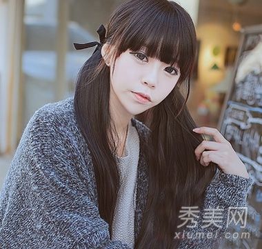 什么样的发型能显示你的脸?韩式,刘海整齐,脸最薄