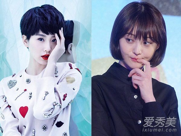 这位明星的短发已经在屏幕上刷过了。长发和短发,哪个更适合你?