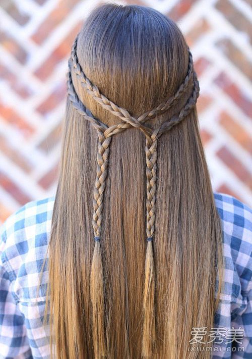 春天，系上公主的头，让她齐肩的头发更鲜艳！