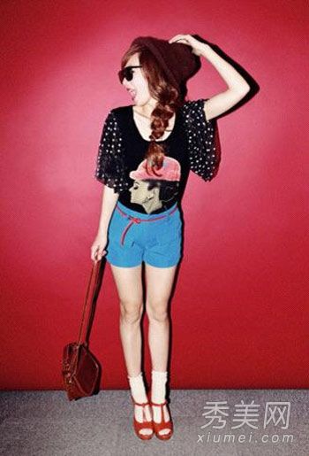 宽体女孩的着装要求在这一天稍微新鲜和苗条。