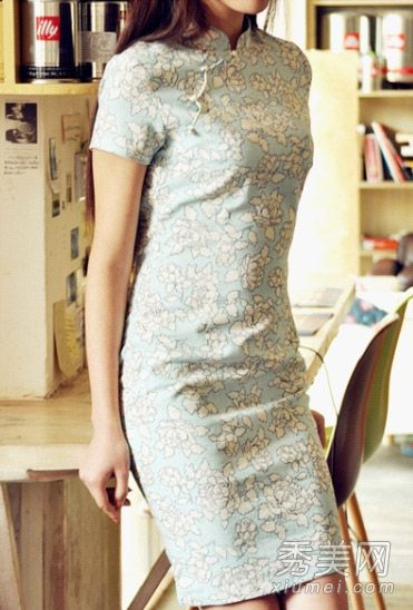 夏季艺术旗袍精致、古雅、复古