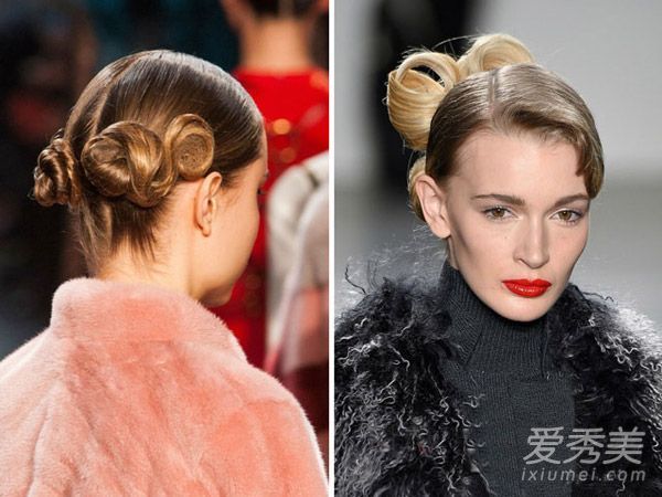 观看秋冬时装周,学习刘师师梳理发型
