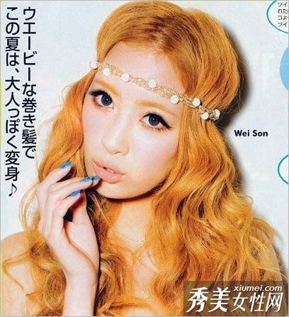 复制“混血女孩”喜欢8种甜美的发型