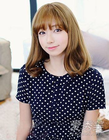 9漂亮刘海风格韩版风格甜美减龄