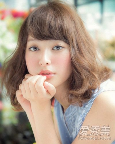 韩式最新发型短发梨花头可爱甜美