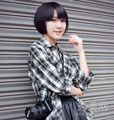 长脸的女孩适合做发型。9种短发让你的气质加倍。