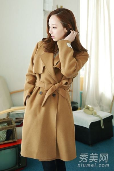 呢绒大衣优雅搭配穿淑女气质