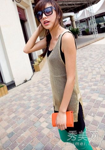 网络红人个性展示时尚夏装搭配