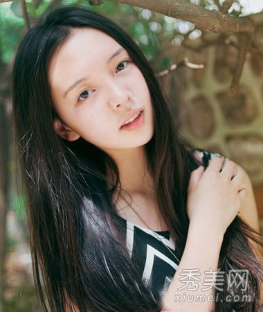 圆脸姐姐福音书9长直发,最清纯