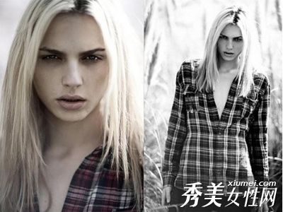 男女作恶者男模特吸烟化妆