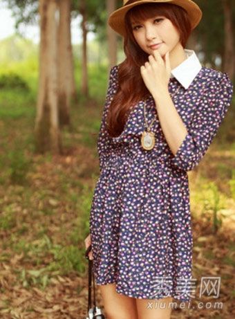 夏天的田园服装对于整个夏天来说自然是清爽的。