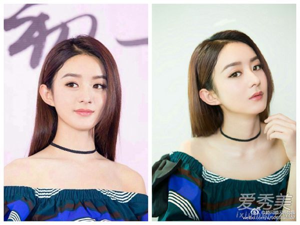 谁说新年必须剪短头发?赵的长发和她的一样漂亮