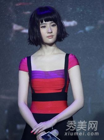 刘亦菲的新发型展现了旧发型