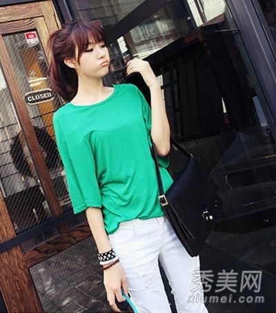 夏季纯棉t恤柔软、清爽、无汗